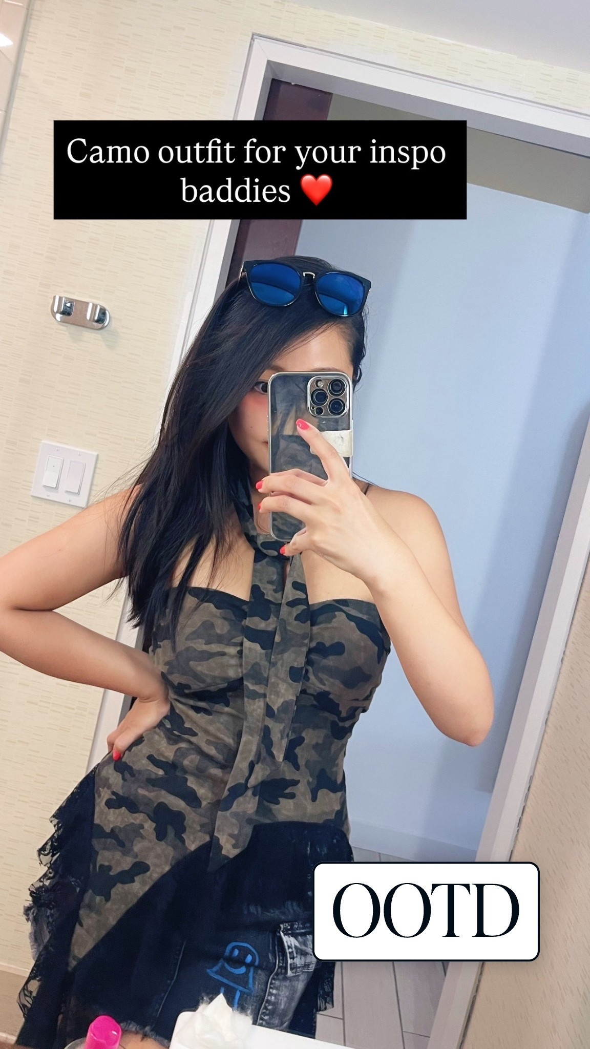 Camo tube top for my baddies  ❤️
Styling hack - Roll your sleeves to just below the elbow; it instantly makes you look more put-together and creates a cleaner, more intentional silhouette.

#LTKStyleTip #LTKU #LTKFindsUnder50