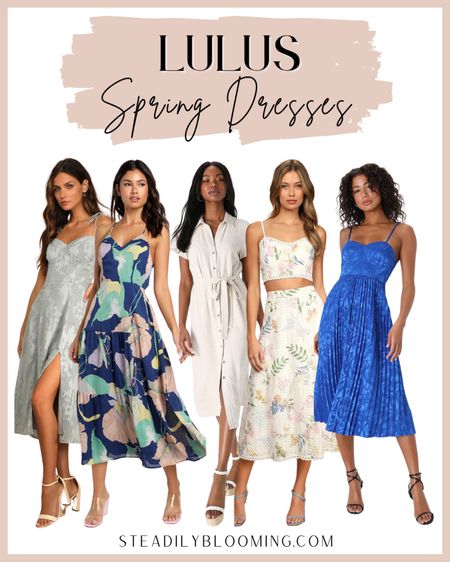 Spring dresses 

#LTKunder50 #LTKstyletip #LTKSeasonal