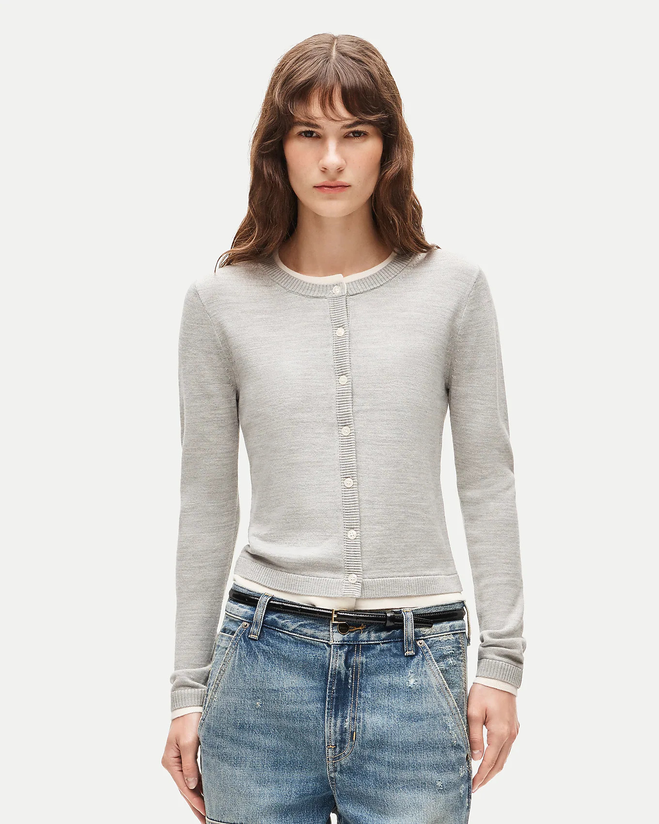 Double-layer cardigan in merino wool | J. Crew US