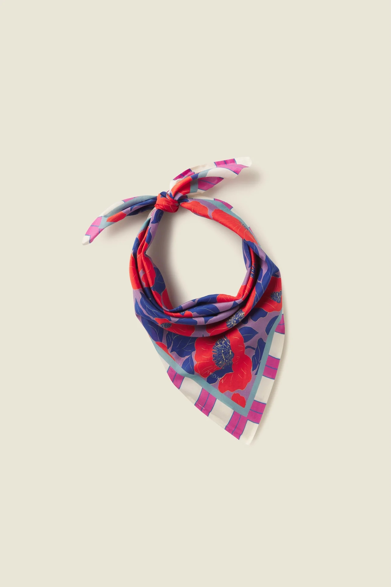 Charlotte Scarf Poincianna Floral | TROVATA