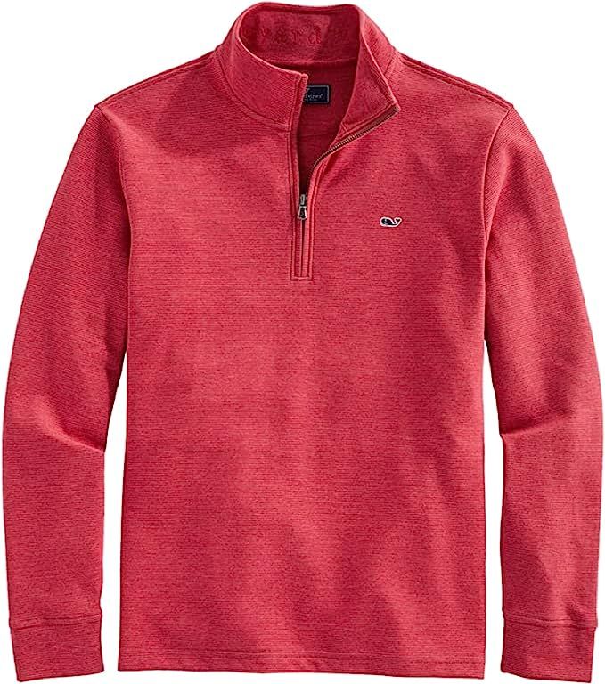 Vineyard Vines Men's Saltwater 1/4-Zip Pullover Sweater | Amazon (US)