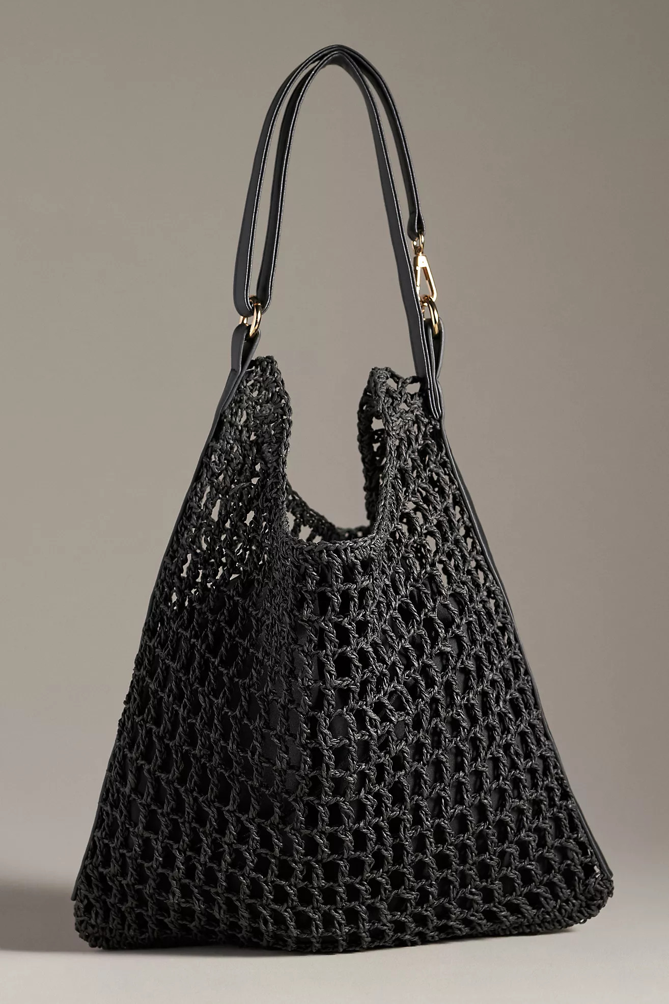Mesh Raffia Shoulder Bag | Anthropologie (US)