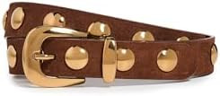 Madewell Women's Studded Western Belt in Suede | Amazon (US)