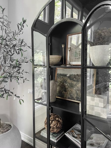 This absolutely stunning black curio display cabinet is one of my all time favorite furniture pieces! It’s on sale this weekend at Lulu & Georgia for up to 25% off, as well as a bunch of other finds throughout my home! Linking what I can below! 

#LTKsalealert #LTKhome #LTKstyletip