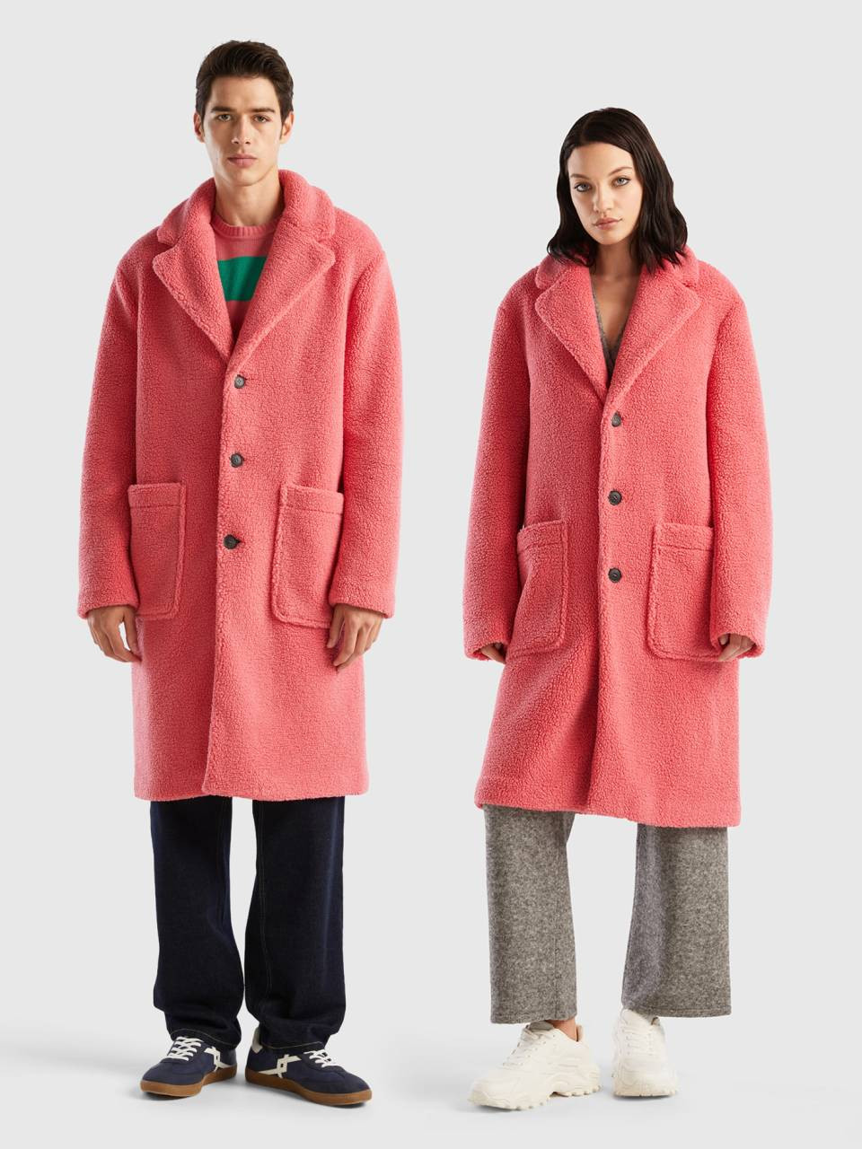 Teddy-Mantel - Pink | Benetton | Benetton (EU)