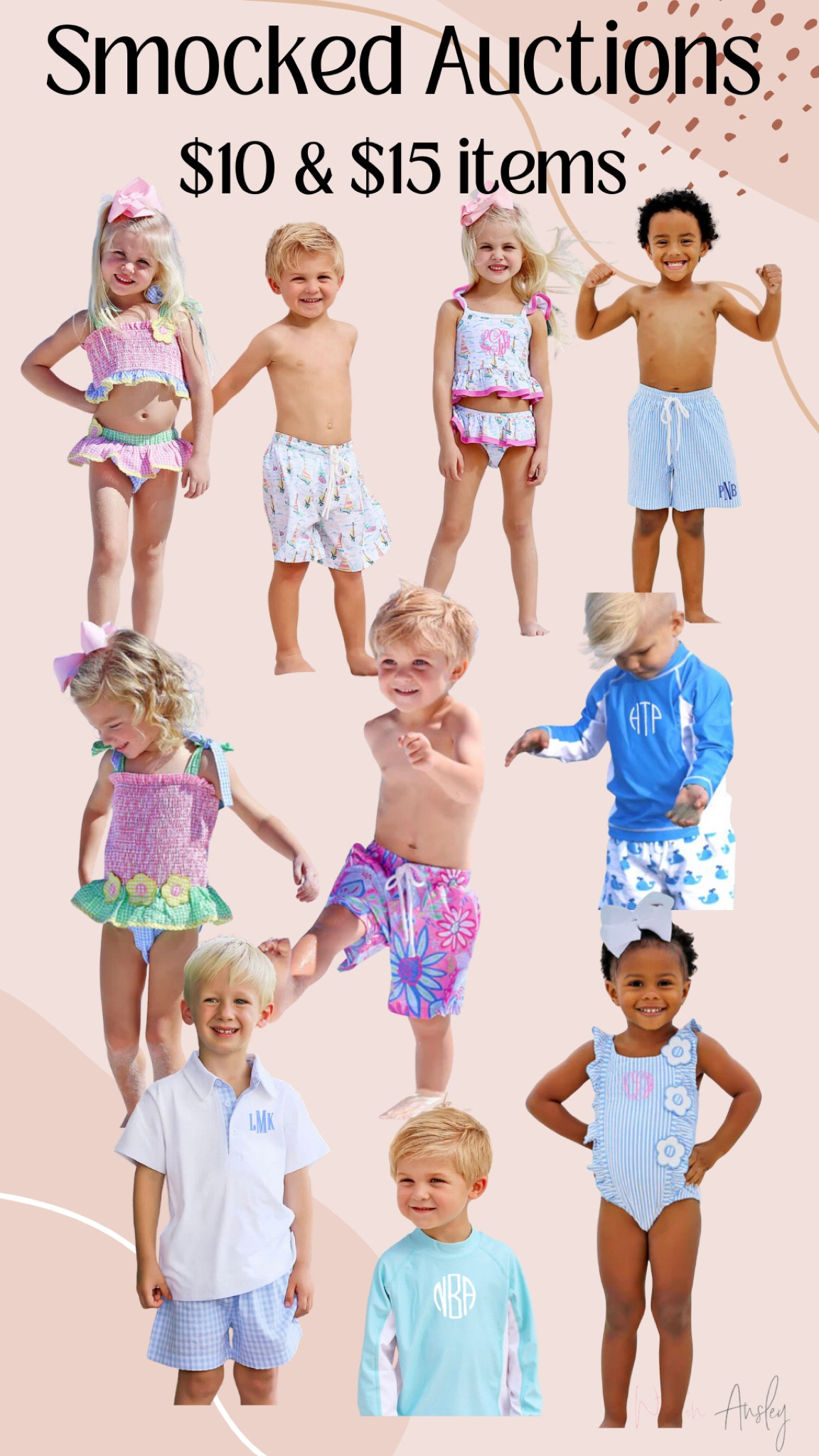 Shop Smocked Auctions $10 & $15 items!! Sizes are going quick. Scroll down and click to shop. 


#LTKsalealert #LTKkids #LTKbaby
