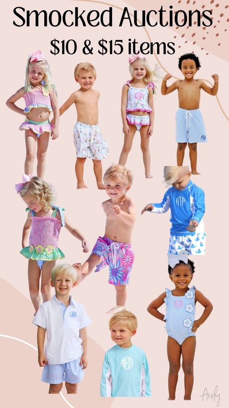 Shop Smocked Auctions $10 & $15 items!! Sizes are going quick. Scroll down and click to shop. 


#LTKsalealert #LTKkids #LTKbaby