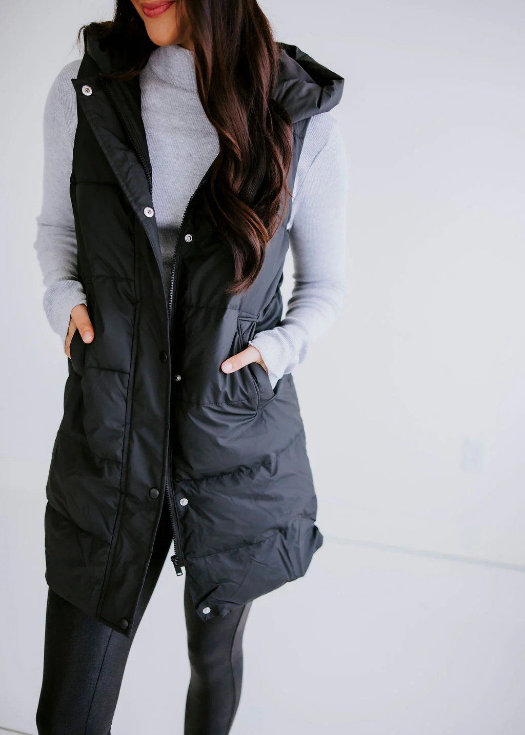Madison Hooded Puffer Vest | Lauriebelles