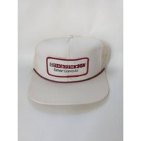 Vintage Trucker Hat Hendrickson Turner Canada Retro Rope Snapback Mesh Cap White 1980S Long Haul Big | Etsy (US)