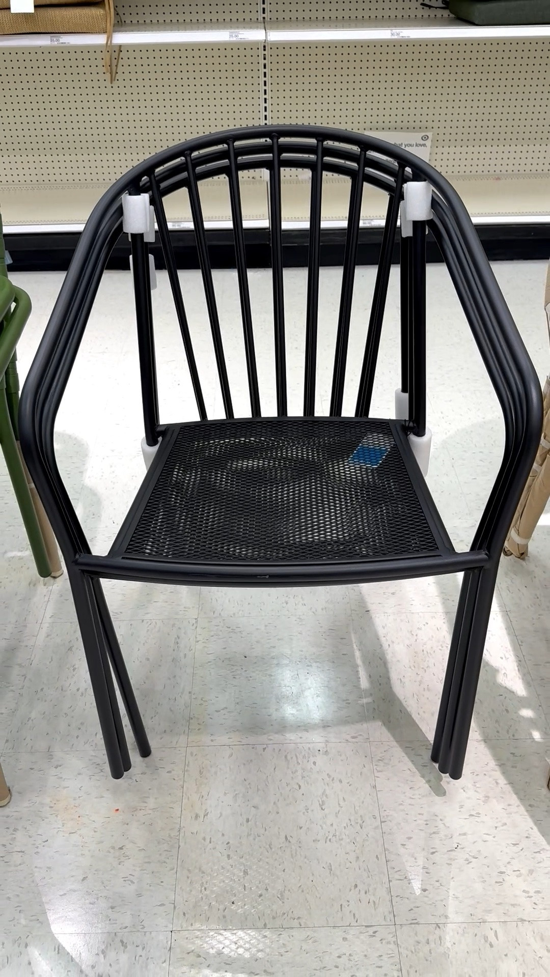 Warmer weather is here!…which means we need to start thinking about our outdoor spaces. ☀️

These black outdoor stacking chairs caught my eye. They have a modern look, metal frame, fixed arms, and an open weave seat and backrest. Perfect for extra patio or deck seating, and as dining table chairs too!

#outdoorseating #stackingchair #outdoorchair #blackchair #target #openweavechair #patioseating #deckseating #diningarmchair #balconyseating #balconychair

#LTKSeasonal #LTKHome