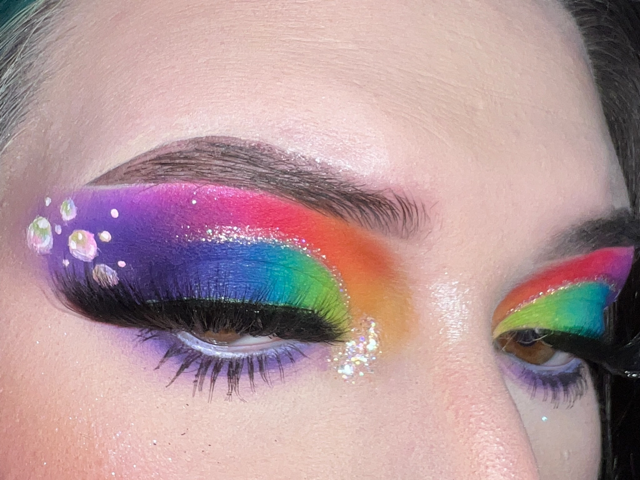 Bubble rainbow eye look 

#LTKbeauty #LTKunder50 #LTKunder100