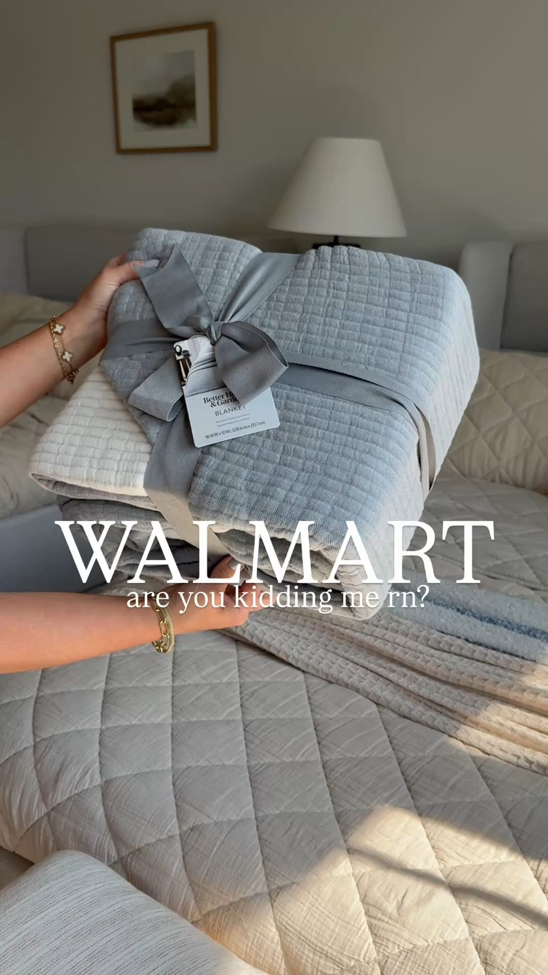 Wow Walmart $29 bed blanket that looks like West Elm! 

#LTKHome #LTKSaleAlert #LTKFindsUnder50