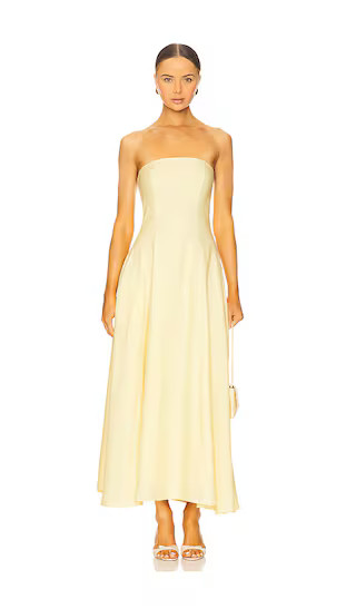 The Favorite Linen Dress in Moonbeam | Revolve Clothing (Global)