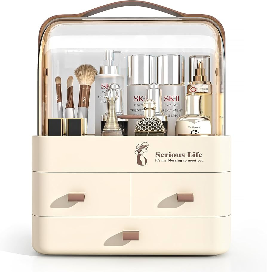 Make up Organziers and Storage, Makeup Organzier for Vanity, Makeup Storage Box, Perfume Skincare... | Amazon (US)