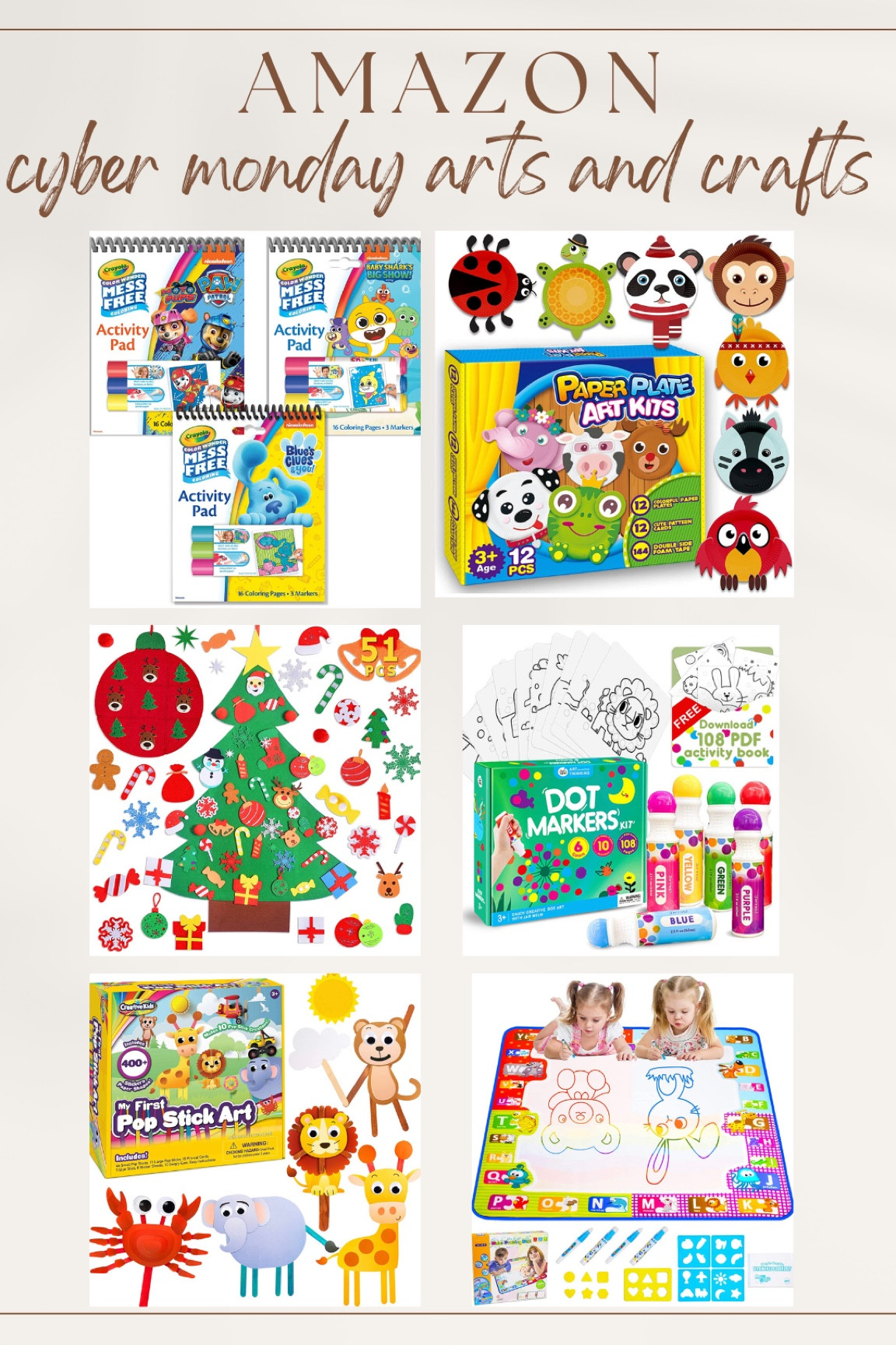 Amazon / cyber Monday / toddler arts and crafts 🎨 

#LTKHoliday #LTKCyberweek #LTKGiftGuide