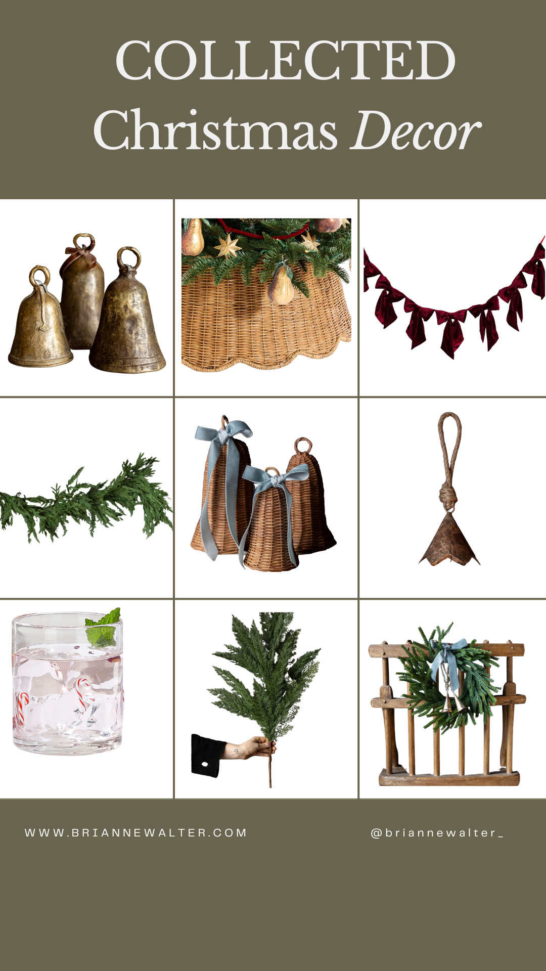 Neutral, Earthy, Organic & Traditional Collected Christmas Decor!

Bells, wreath, bow, rattan, Pottery Barn, Mcgee & Co, Luxe B Co, Cottage Key & Home, Small Shop, Viral Chirstmas Home Decor 

 #LTKHoliday #LTKSeasonal #LTKHome