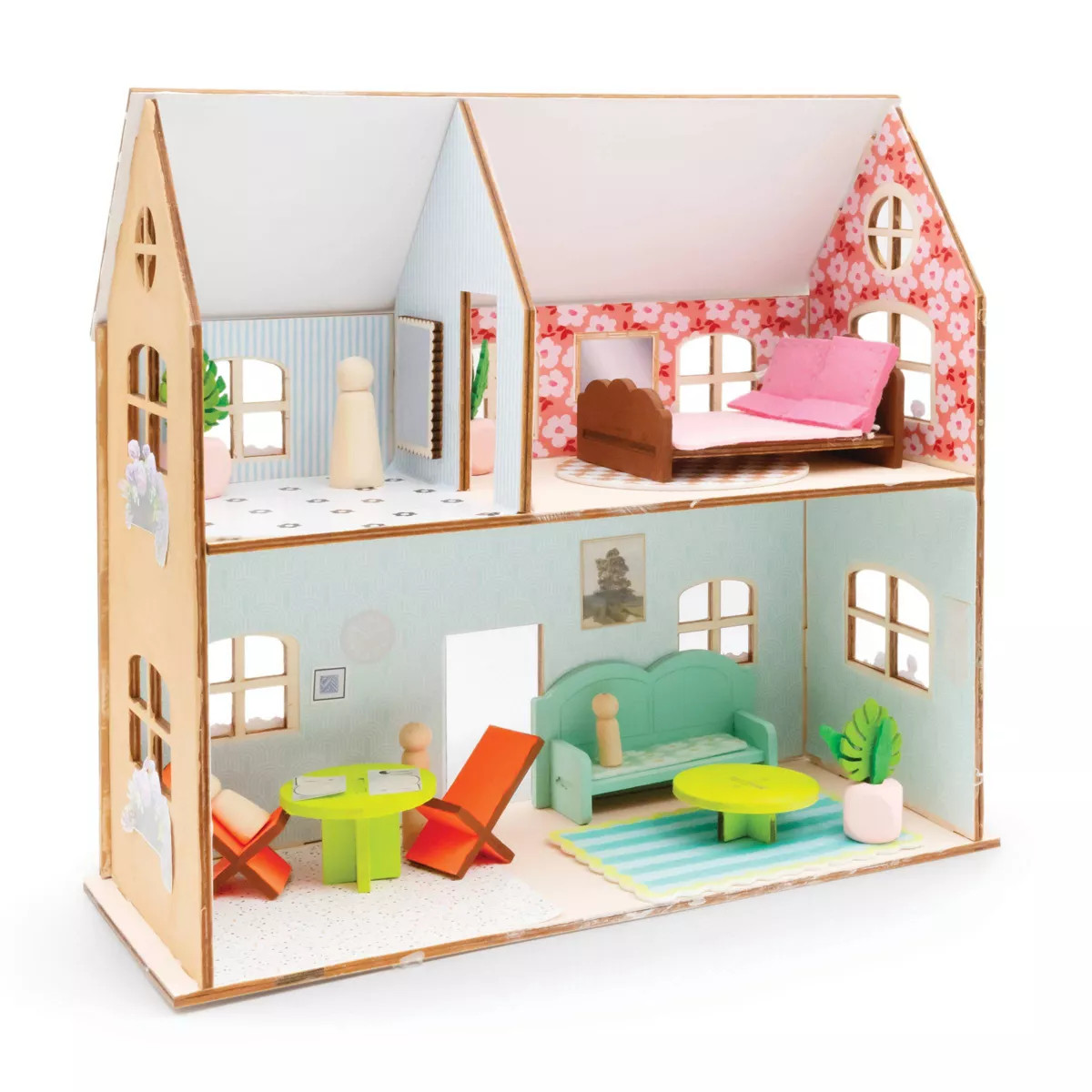 Make -Your -Own Doll House Craft Kit - Mondo Llama™ | Target
