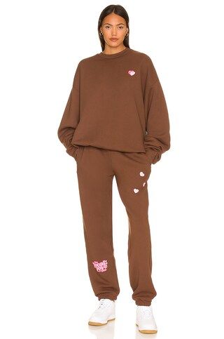 Local Love Club X REVOLVE Everyones Invited Pullover in Deep Brown from Revolve.com | Revolve Clothing (Global)