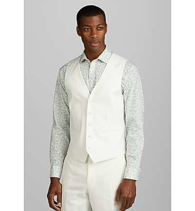 Jos. A. Bank Slim Fit Linen Blend Suit Separates Vest | Jos. A. Bank