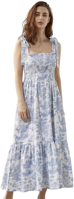 NOTHING FITS BUT Women’s Classic Linen Cotton Nursing Dress, Cotton Minji Maternity Gown, Casua... | Amazon (US)