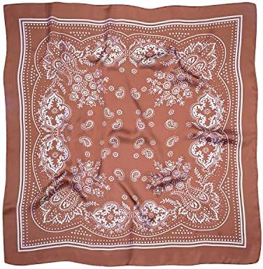 VANLINKER 27.5 Inches Silk Head Scarf for Women Men Vintage Bandanas Satin Hair Scarf Silk Wrap N... | Amazon (US)