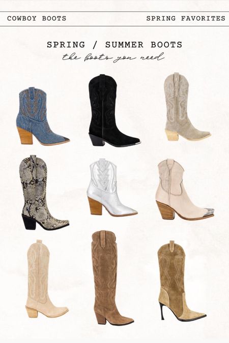 It's time!!! Revolve has the cutest cowboy boots right now.
Stocking up!


cowboy boots I cowboy boots I revolve I spring

#LTKU #LTKFestival #LTKshoecrush