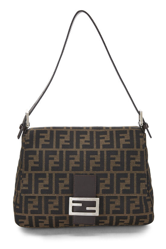Fendi Brown Zucca Canvas Mama QBB0M73J0B104 | WGACA | What Goes Around Comes Around