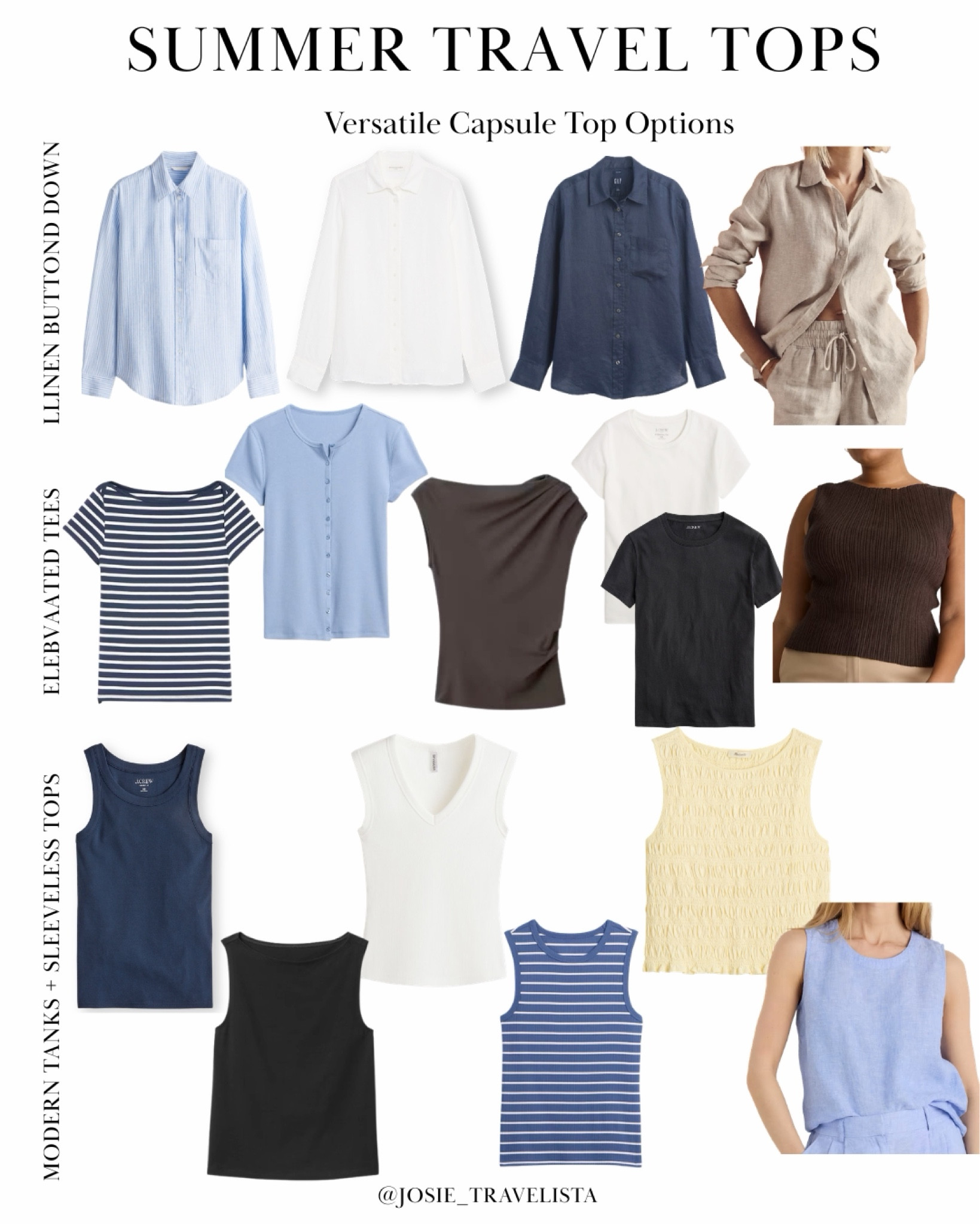Summer travel tops for Europe

The secret to more outfits without overpacking?
Tops that work across everything.

• linen button-downs
• elevated tees
• simple tanks

Versatile, mix-and-match tops that pair with multiple bottoms for easy Europe summer travel outfits.

#LTKOver40 #LTKTravel