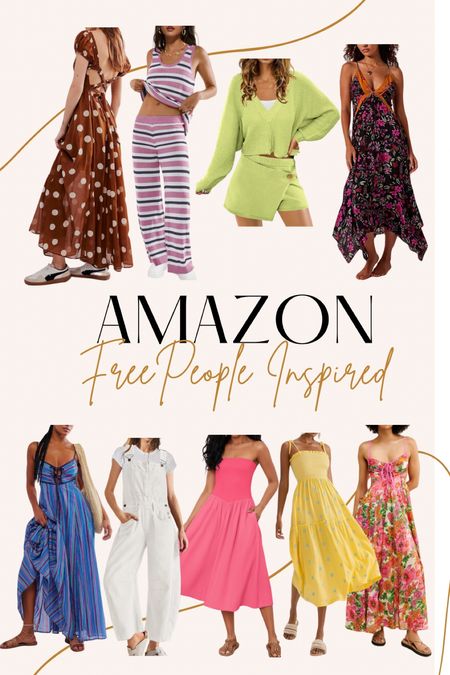 FreePeople inspired finds from amazon. 

Summer dress. Summer outfit. 

#LTKFindsUnder100 #LTKFindsUnder50 #LTKSaleAlert