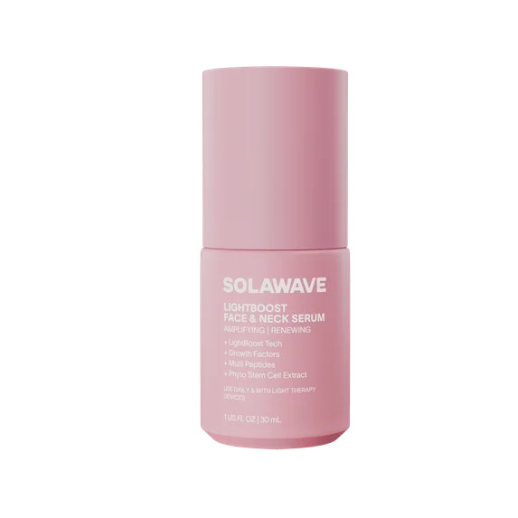 Solawave LightBoost Face & Neck Serum – Formulated for Light Therapy & Microcurrent Devices (1.... | Walmart (US)