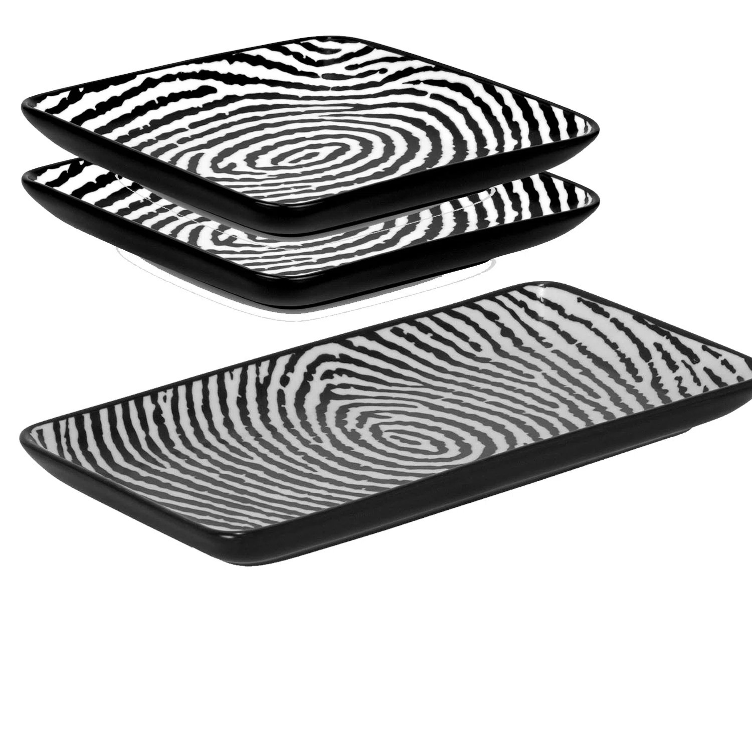 Porcelain China Square Appetizer Plate | Wayfair North America