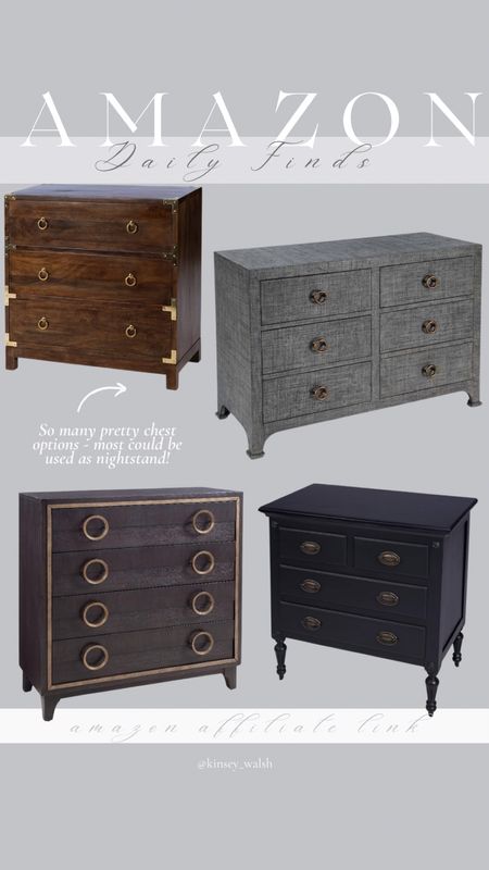 Amazon chests and nightstands! 

#LTKhome #LTKstyletip