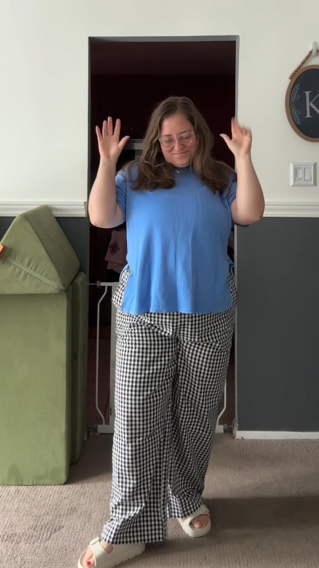 OOTD as a 37 year old stay at home mom SAHM headed to the aviary with my toddler! Pants are from Amazon, size up if in between sizes. Top is oos from aerie 

#LTKMidsize #LTKPlusSize #LTKFamily