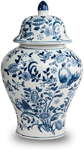 OneWorld Memorials Blue Bird Ceramic Cremation Urn - Large - Holds Up to 200 Cubic Inches of Ashe... | Amazon (US)