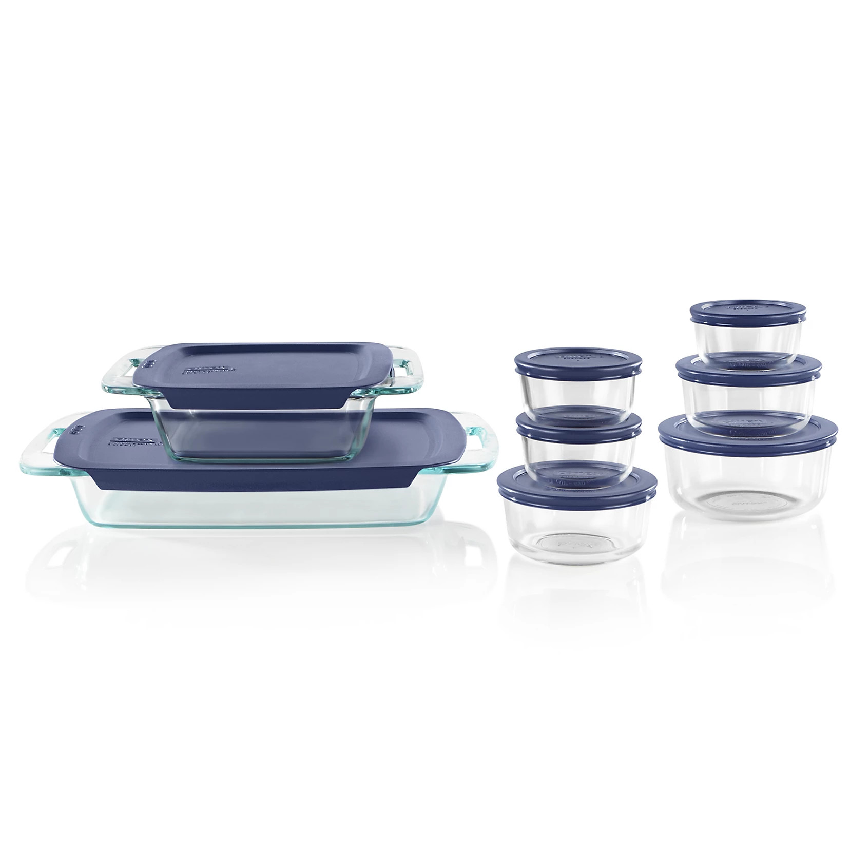 Pyrex Bake 'N Store 16-pc. Glass Food Storage Set | Kohl's