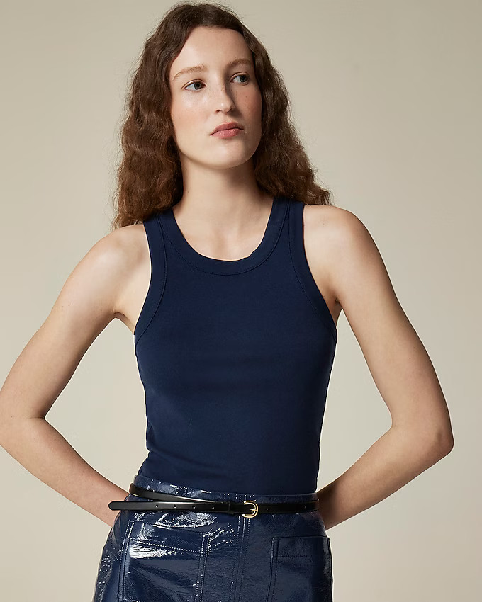 Perfect-fit high-neck tank top | J. Crew US