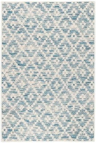 Dash & Albert Melange Diamond Blue Machine Washable Rug, 8.5 X 11.5 Feet, Blue Geometric Pattern | Amazon (US)