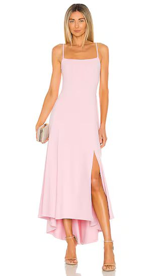 Thin Strap Maxi Dress in Pink Cashmere | Revolve Clothing (Global)