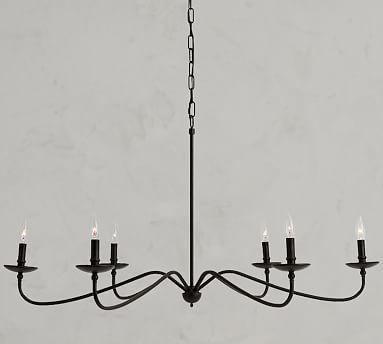 Lucca Iron Chandelier | Pottery Barn (US)