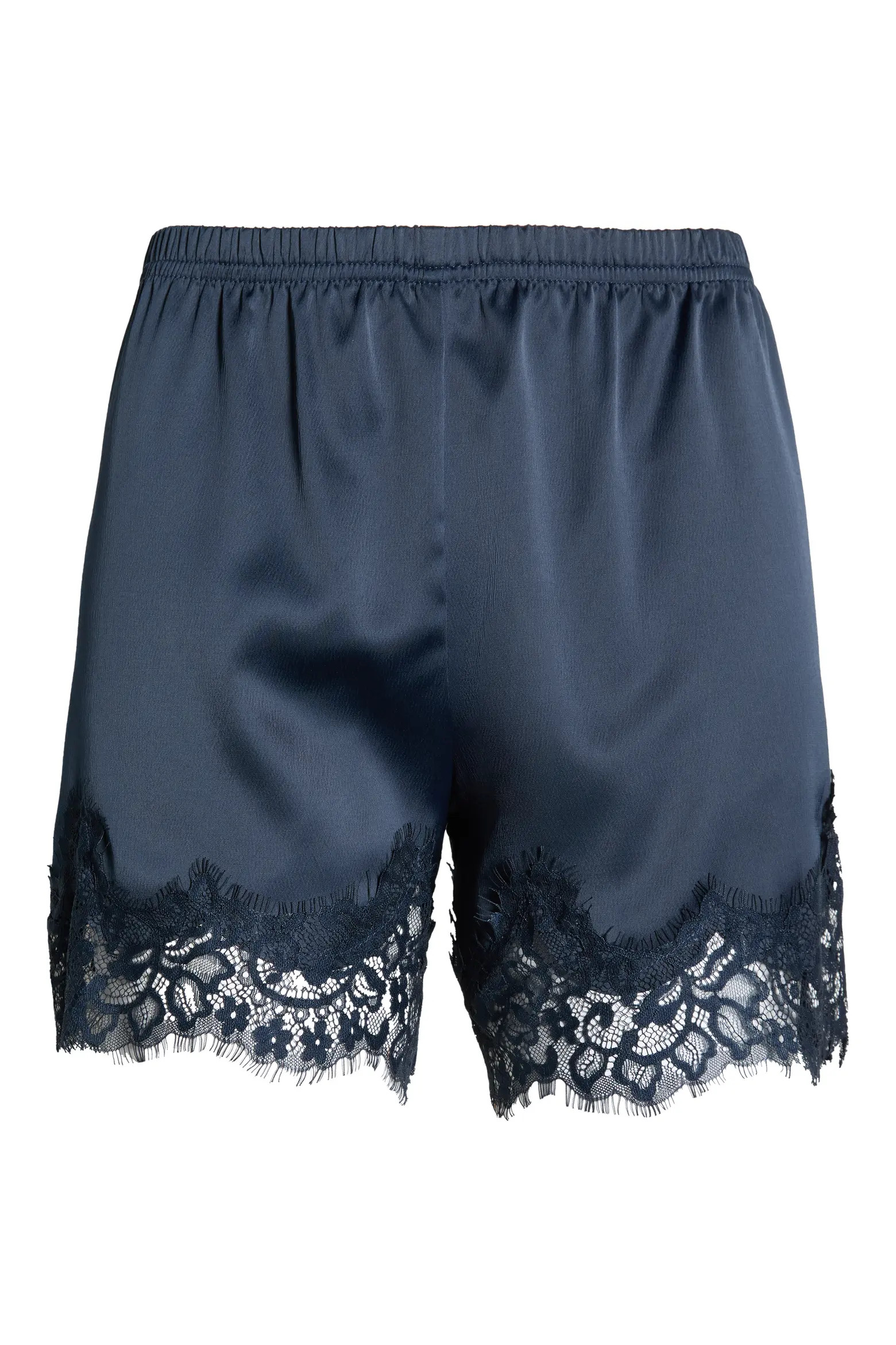 Lace Trim Satin Shorts (Women) | Nordstrom | Nordstrom