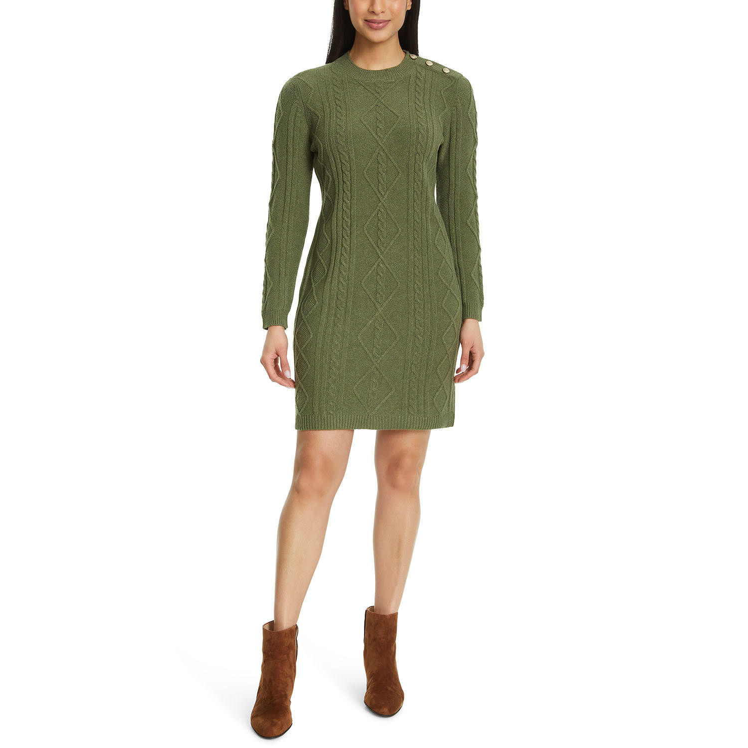 Nine West Sweater Dress - GREEN XXL:- XXL, Green | Sam's Club