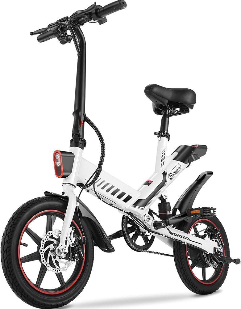 Sailnovo Electric Bike, Electric Bicycle with 18.5MPH Electric Bikes for Adults Teens E Bike with... | Amazon (US)