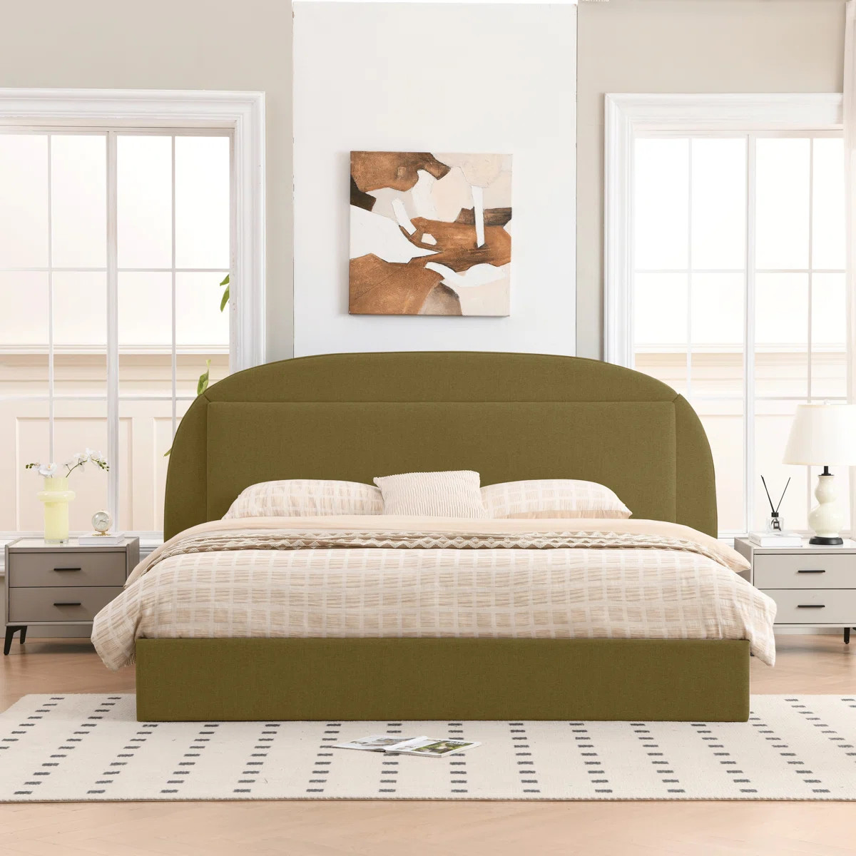 Theodore Hydraulic Lift  Up Storage Upholstered Bed | Wayfair North America