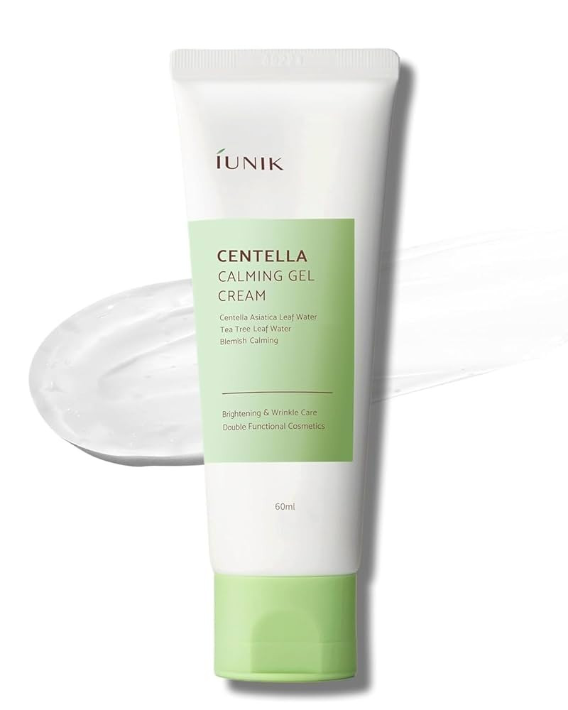 IUNIK Centella Calming Gel Cream Vegan Non-Sticky Moisturizing Blemish Care w/Centella Asiatica T... | Amazon (US)