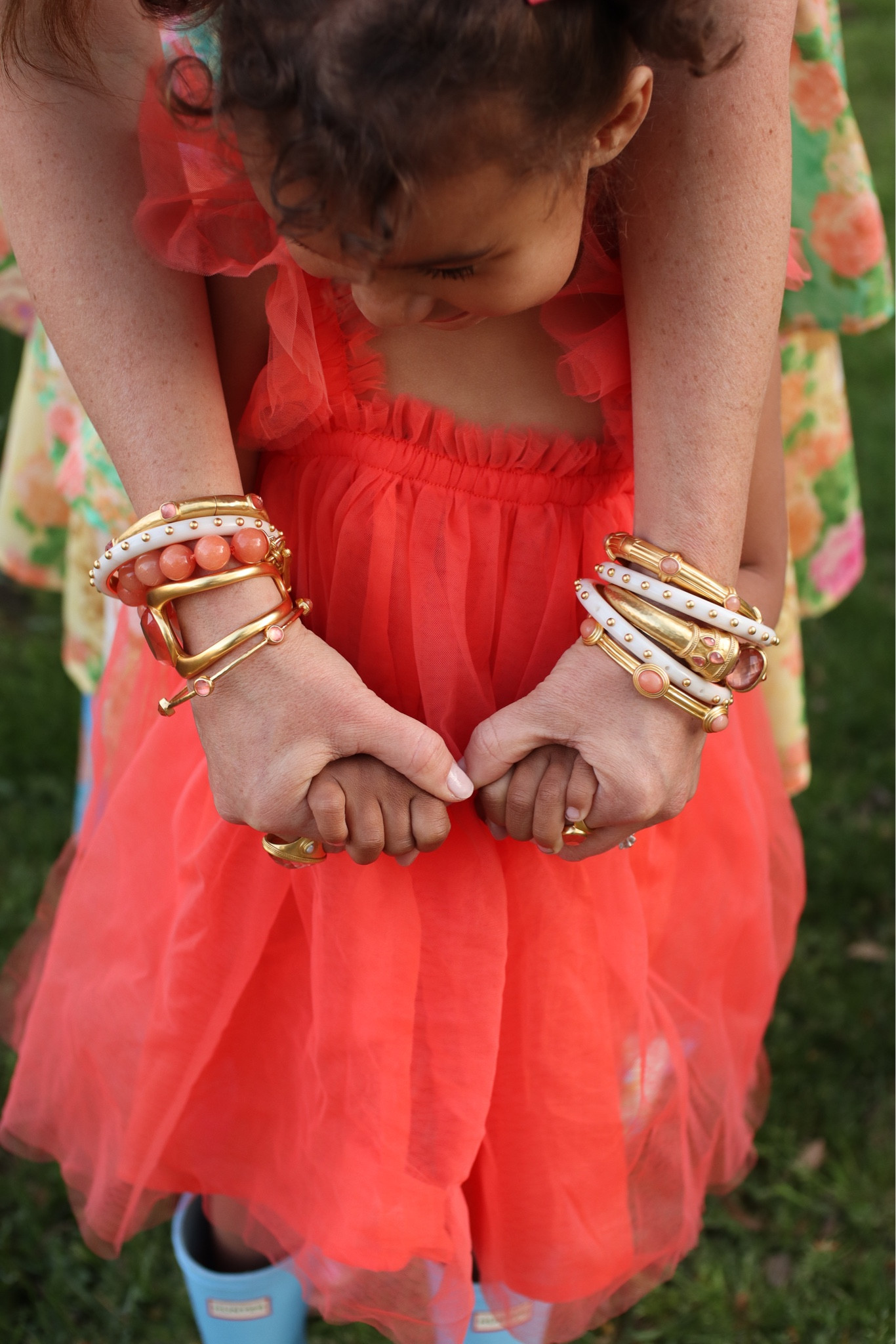 My little love, holding her hands is a feeling that I’ll always cherish. She loves to see and wear my jewelry. I love having a collection of Julie Vos pieces that are both elegant and timeless where she can too enjoy them as she gets older. Gifts for Mom  / Mothers Day gifts 

#LTKKids #LTKSeasonal #LTKMothersDay