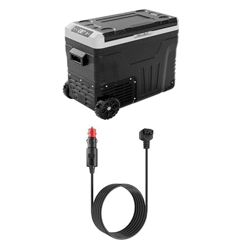 Bundle of EUHOMY 12 Volt Refrigerator, 53QT(50L) Electric Cooler+ EUHOMY 11.6FT(3.5M) 12V DC Power Cord | Amazon (US)