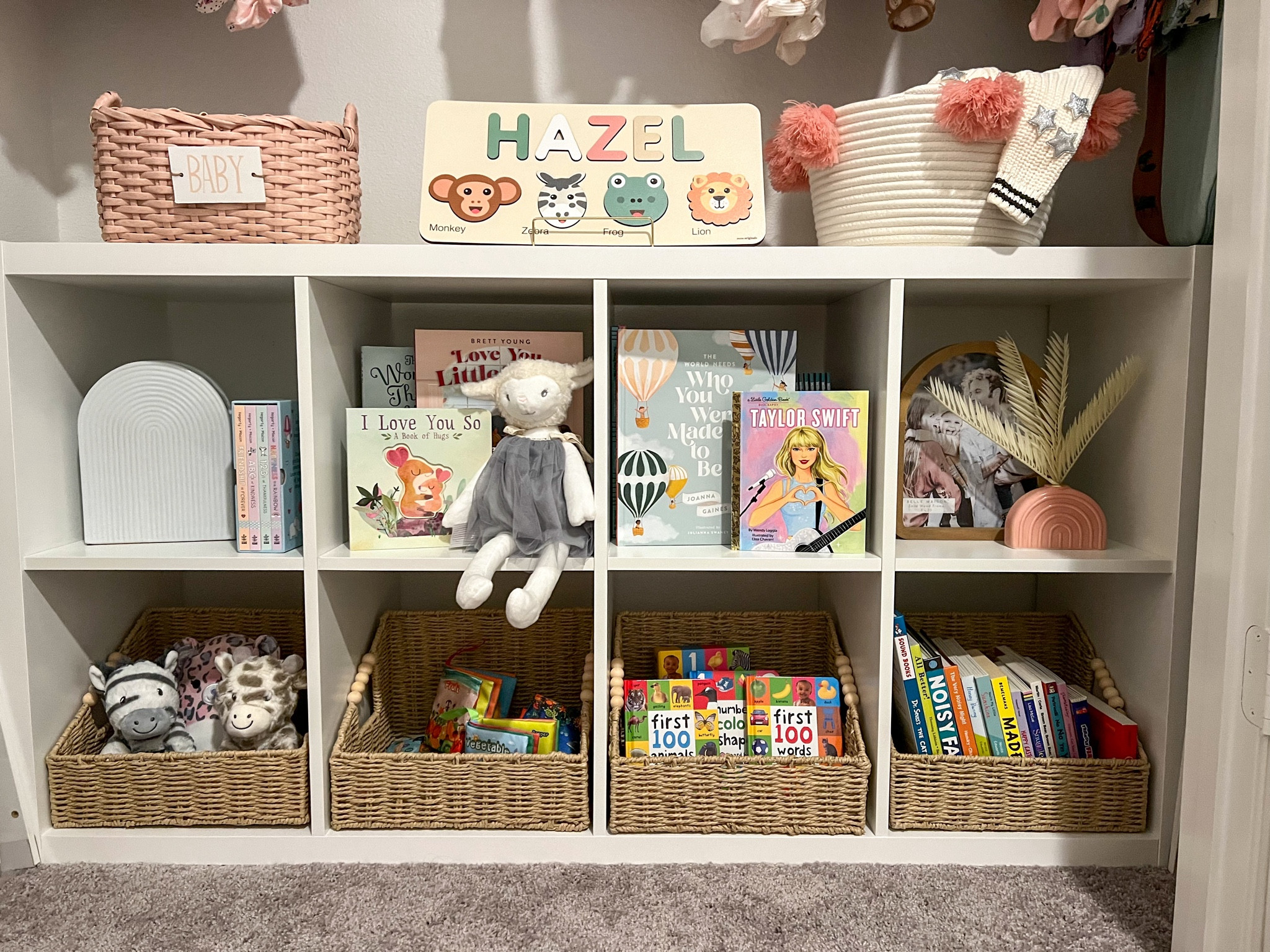 Nursery decor
Storage 
Cube shelf

#LTKbaby #LTKhome