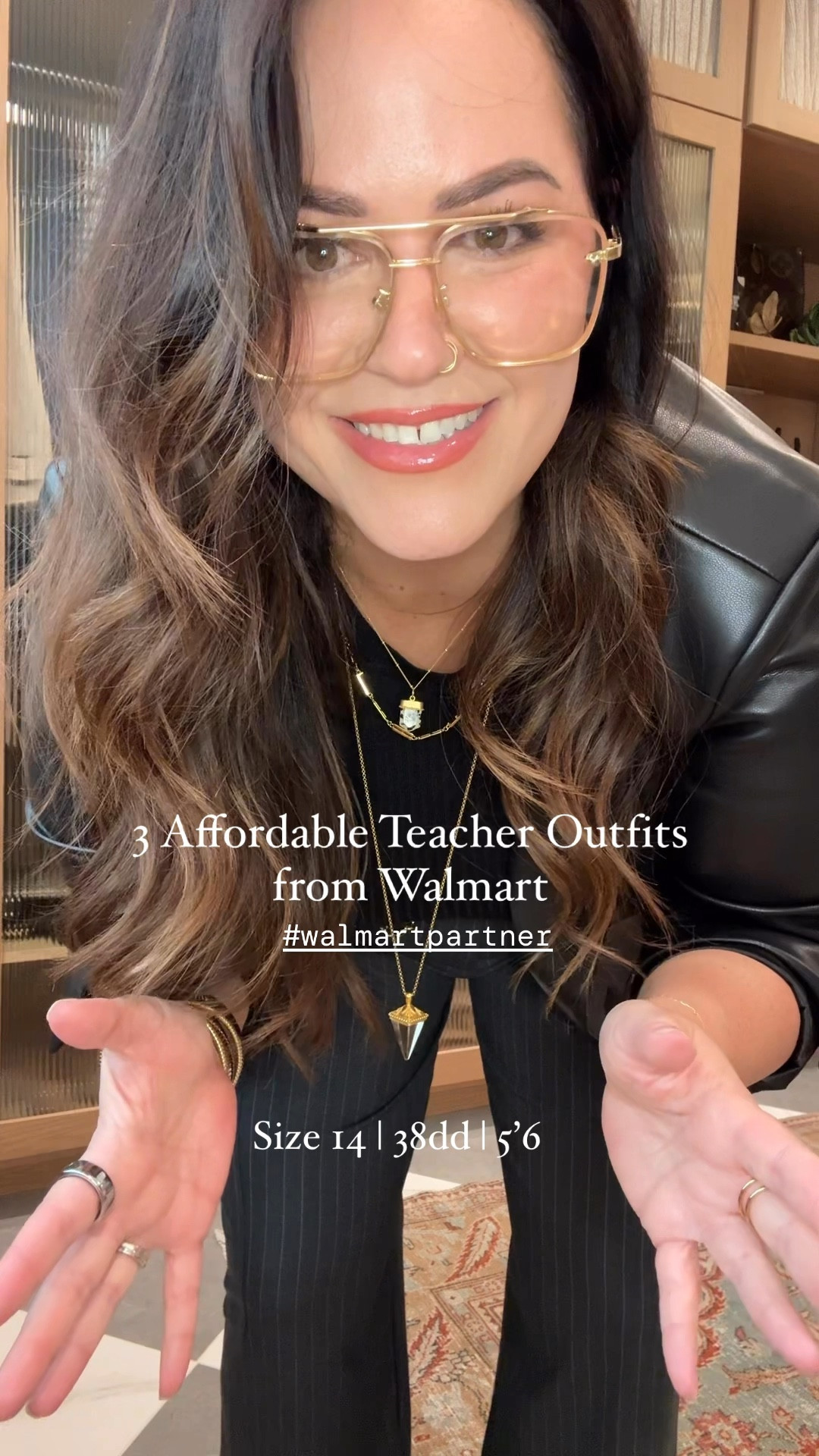 Midsize teacher outfit ideas! 
Wearing an xl in all 
@walmartfashion #walmartpartner @walmart 

#LTKMidsize #LTKBacktoSchool #LTKVideo