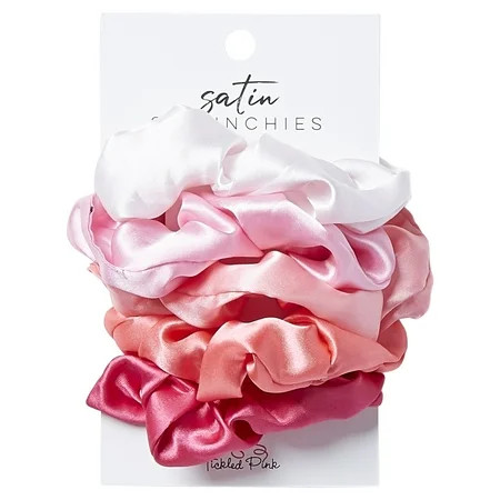 Tickled Pink Pink Scrunchie (Set of 5) | Walmart (US)