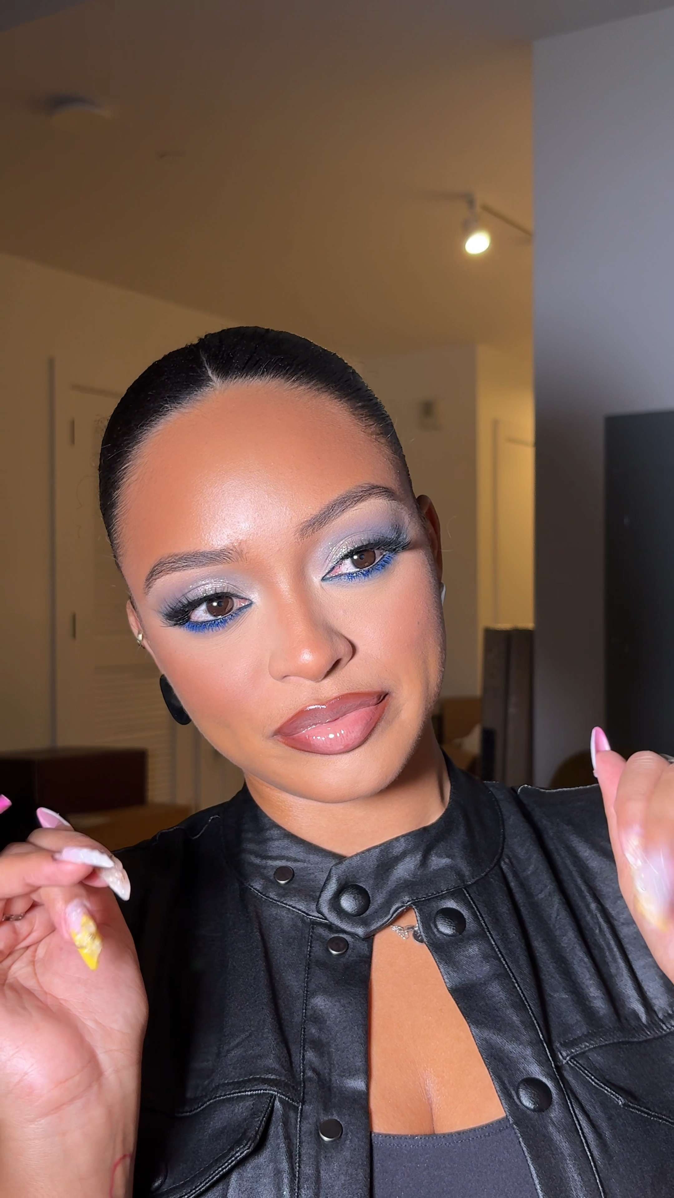 In love with this cool toned glam with a pop of color!  

 

#LTKdayinmylife #LTKgrwm #LTKBeauty